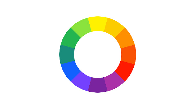 Colour wheel showing different colour spaces for print artwork preparation